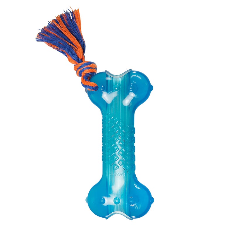 Petstages Orka Bone Royal Blue Treat-Dispensing Dog Chew Toy - Image 1